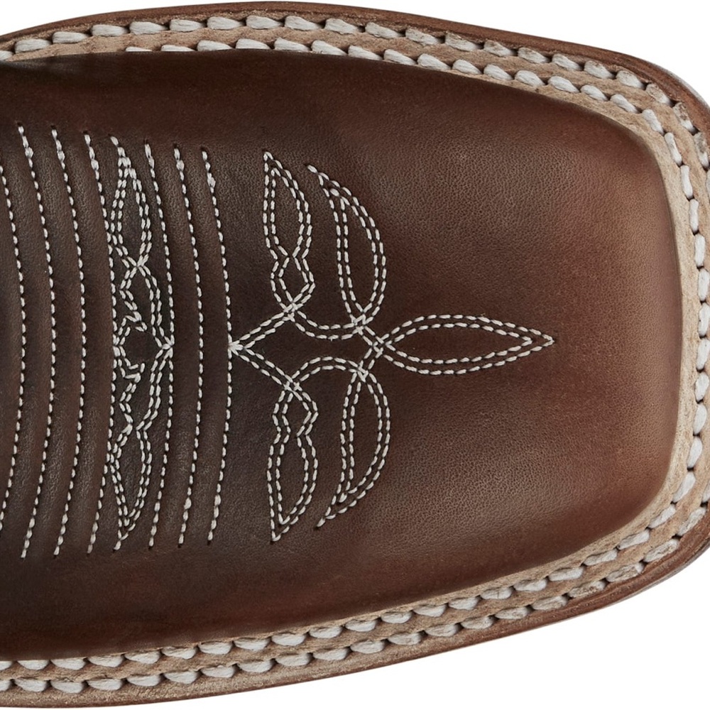JUSTIN BOOTS WOMEN'S AQHA DUSTY BROWN SQUARE TOE WESTERN BOOTS AQ7020 - Picture 8 of 10